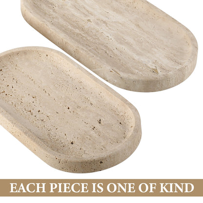 Koville natural stone runway storage tray, 250 x 125 mm