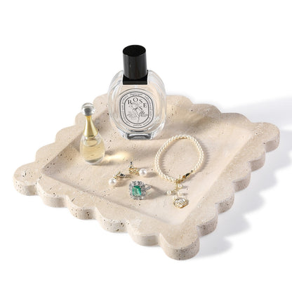 Koville Natural Stone Jewelry Trays in Travertino Romano, product view 34