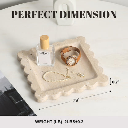 Koville Natural Stone Jewelry Trays in Travertino Romano, product view 36