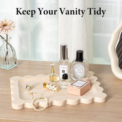 Koville Natural Stone Jewelry Trays in Travertine, product view 41