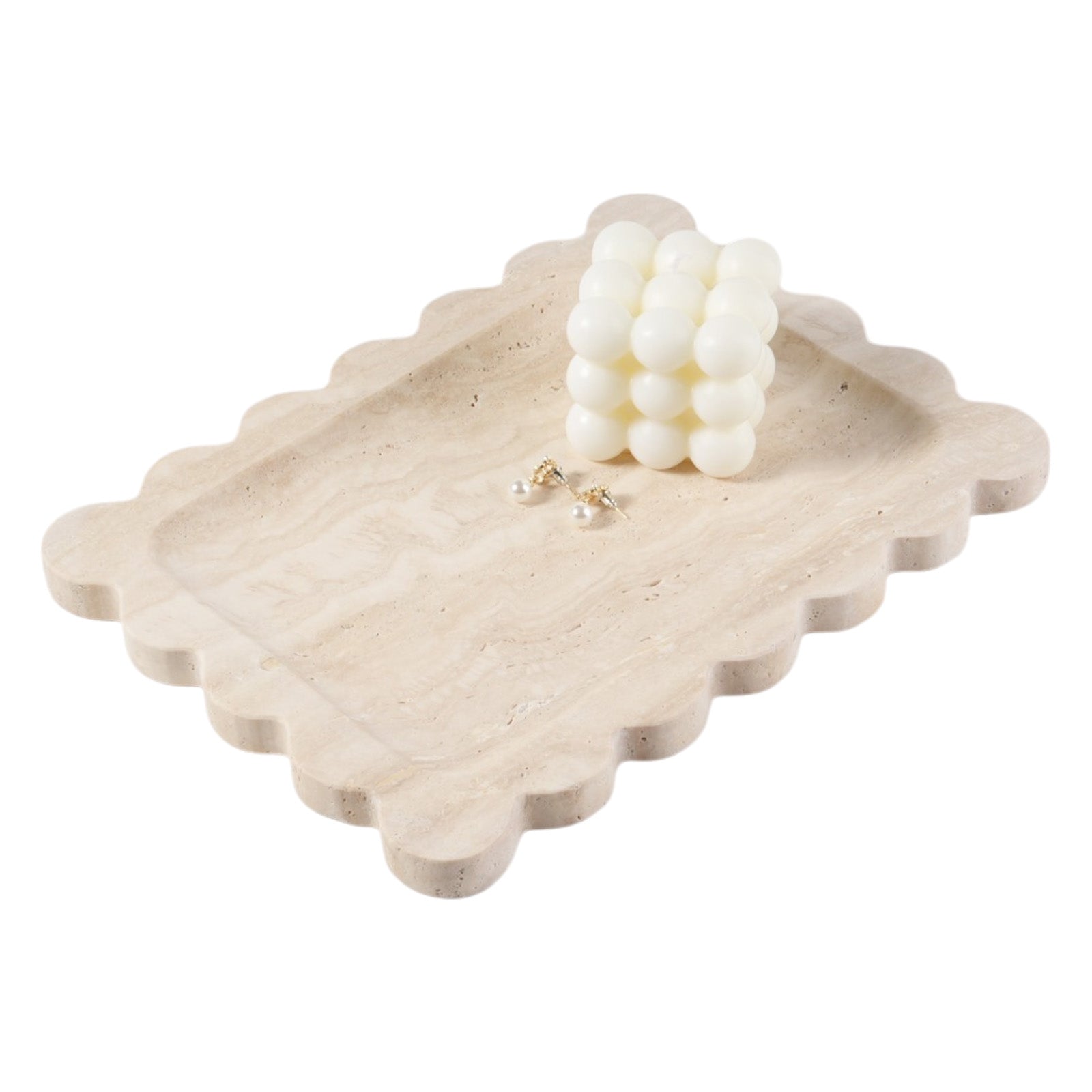 Koville Natural Stone Jewelry Trays in Travertine, product view 44