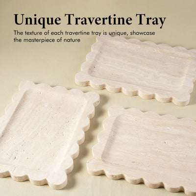 Koville Natural Stone Jewelry Trays in Travertine, product view 46