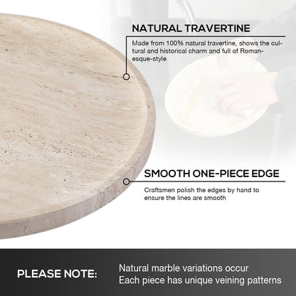 Koville round serving tray in multiple sizes for table styling