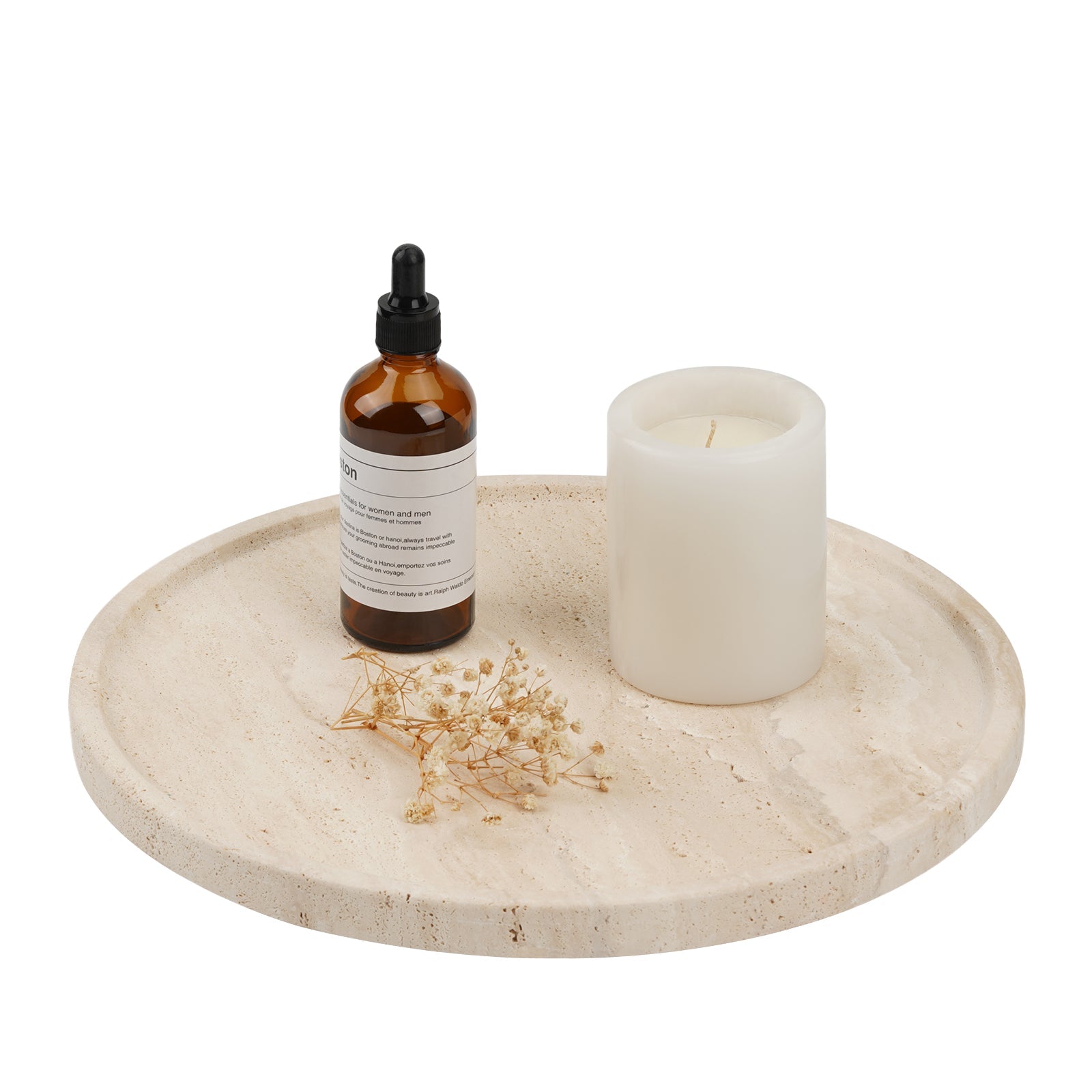 Koville round serving tray in multiple sizes for table styling