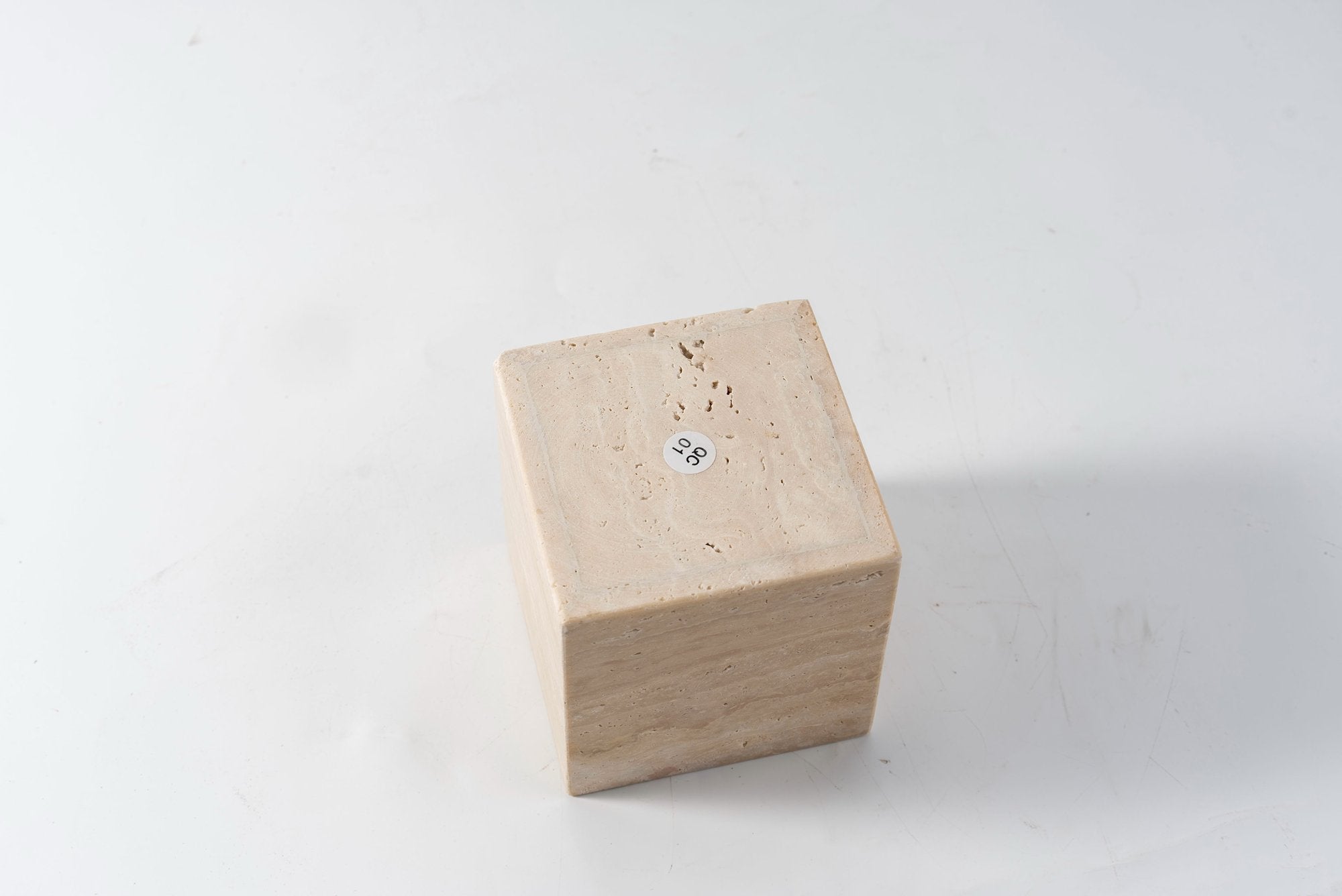 Koville Natural Stone Square Bonded Cylinder for Tabletop Decor in Natural Stone - decorative form