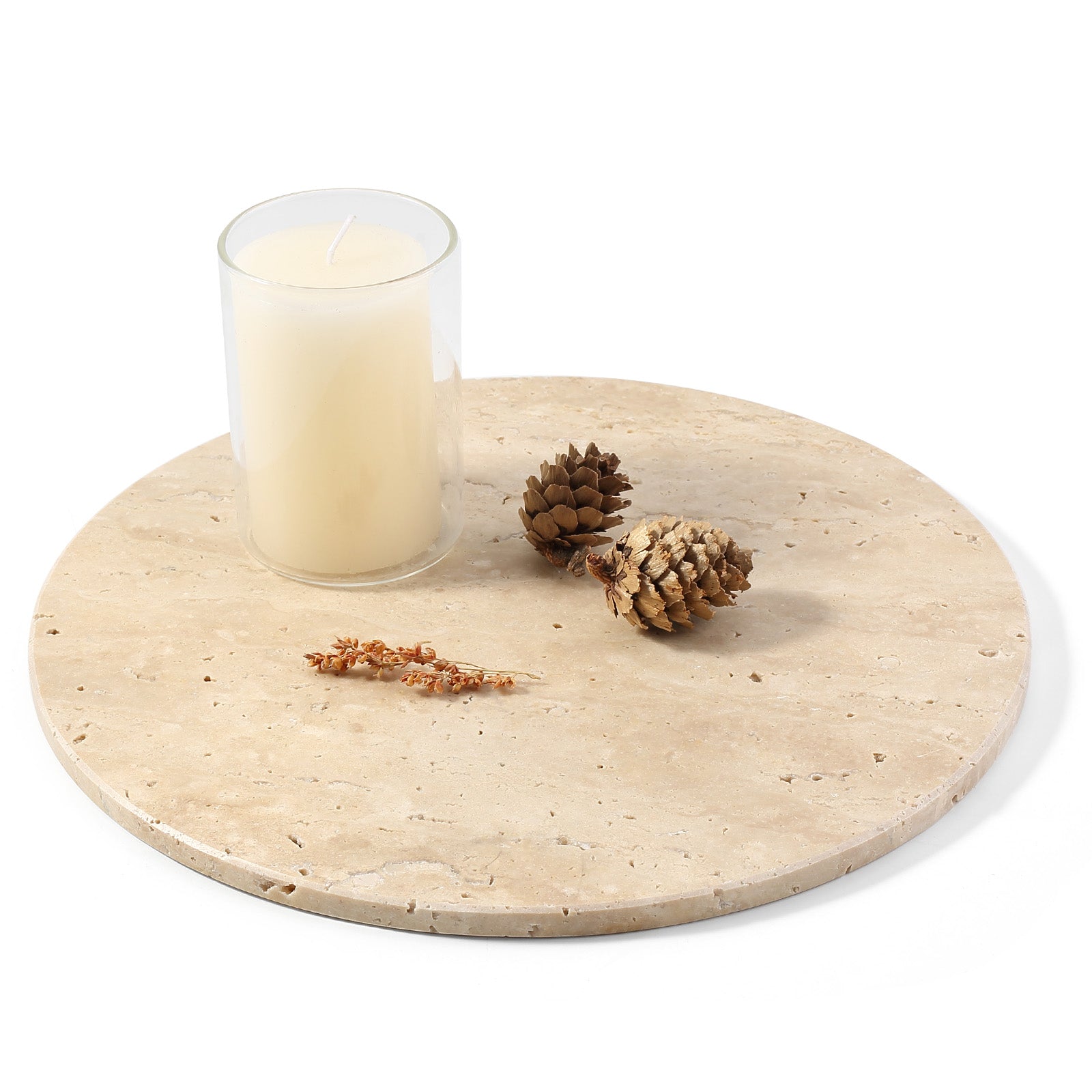 Koville Natural Stone Square Storage Tray for Everyday Use - 250 in natural stone, product view 1