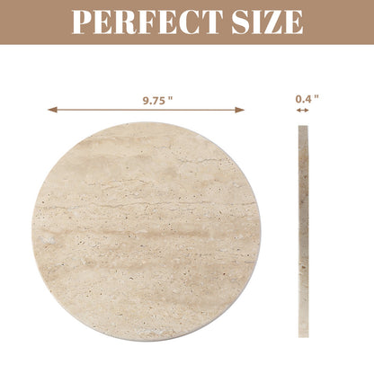 Koville Natural Stone Square Storage Tray for Everyday Use - 250 in natural stone, product view 2