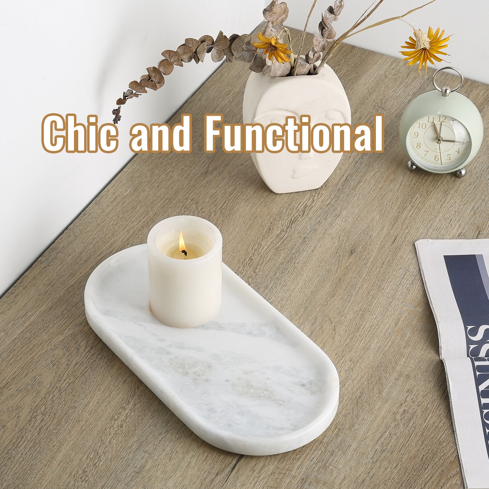 Race Track Tray - Namib Fantasy (Marble)