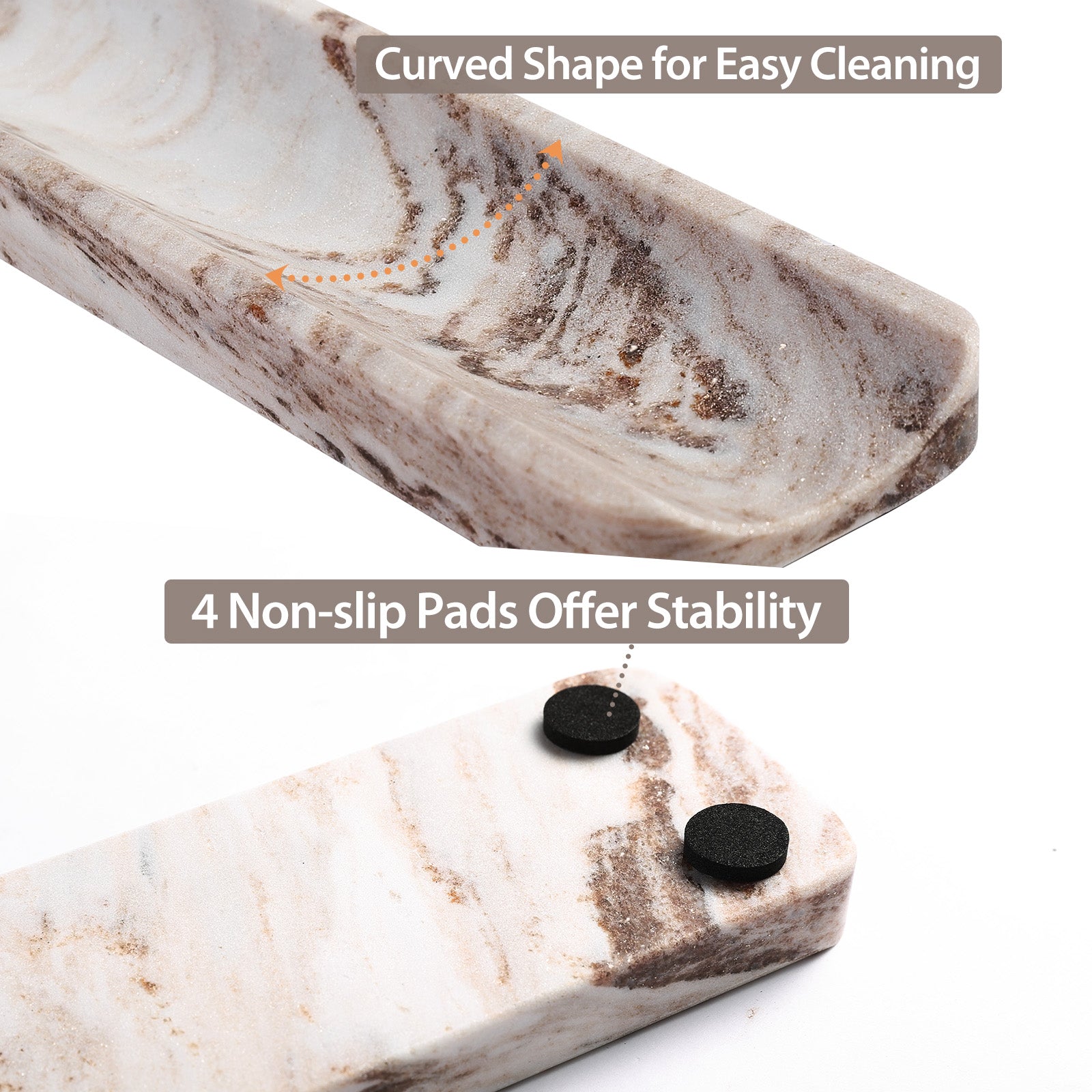 Incense Holder - Marble (Palissandro Classico)