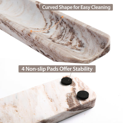 Koville Gray Incense Holder – The Balance of Stillness and Order · Natural Pattern C