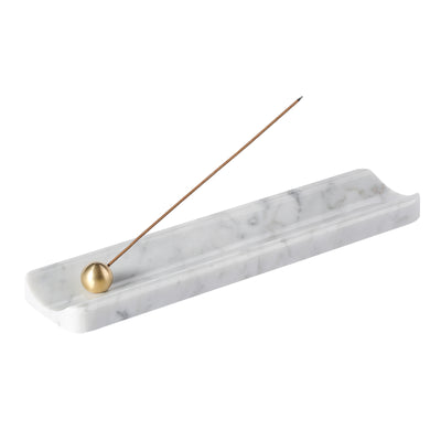 Koville White Incense Holder – Illuminating Elegant Spaces · Natural Pattern H