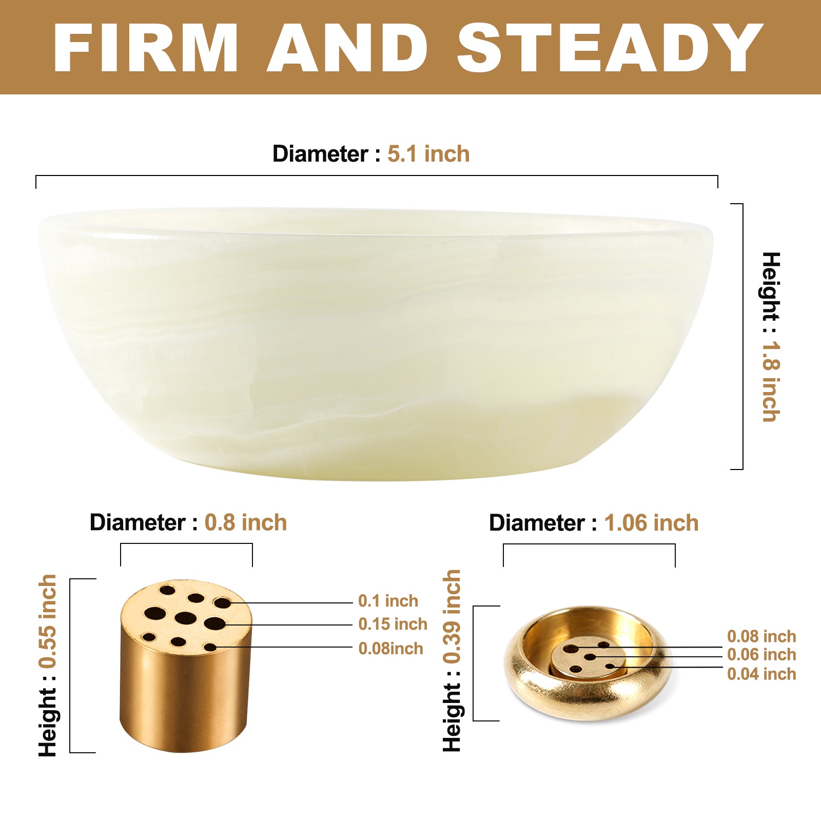 Incense Bowl - Onyx (Green)