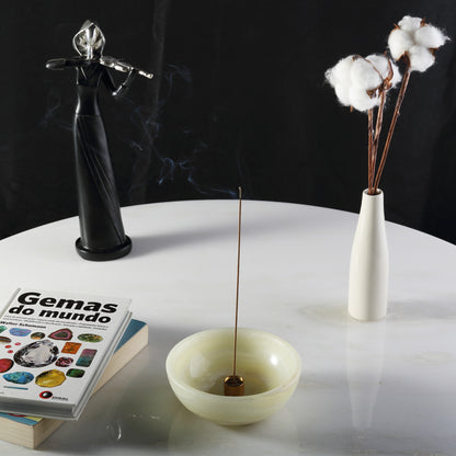 Incense Bowl - Onyx (Green)