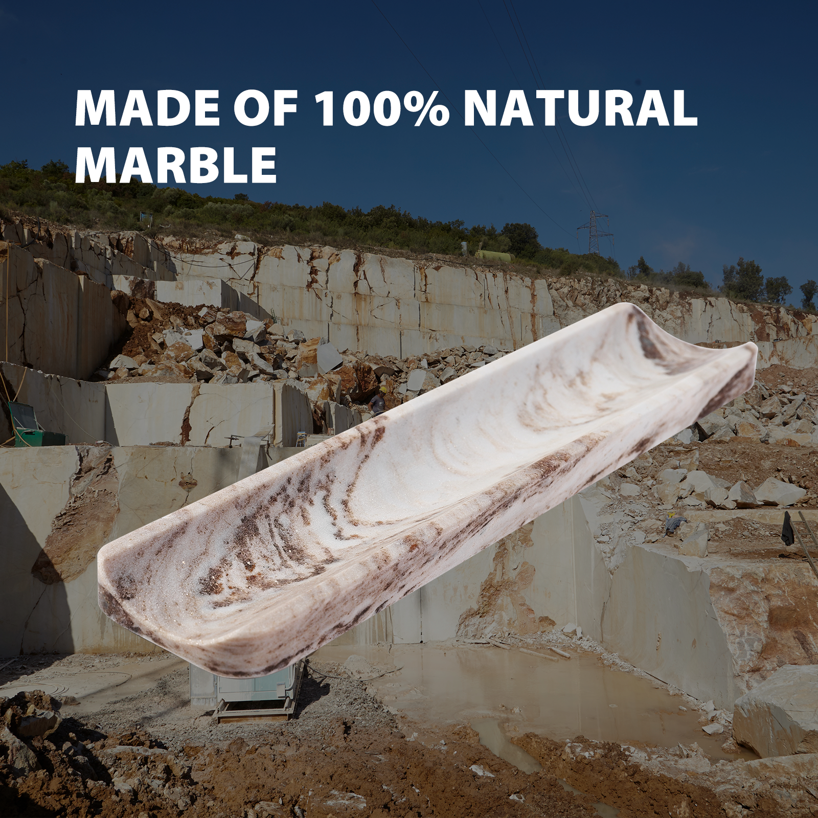 Incense Holder - Marble (Palissandro Classico)