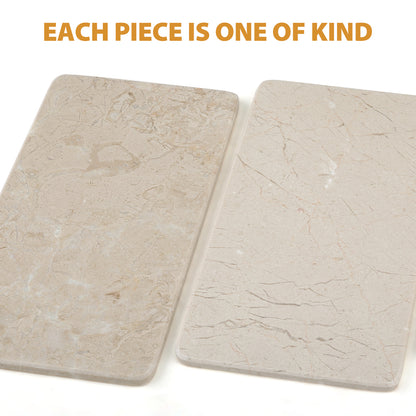 Rectangular Storage Tray - Marble (Crema Beige)