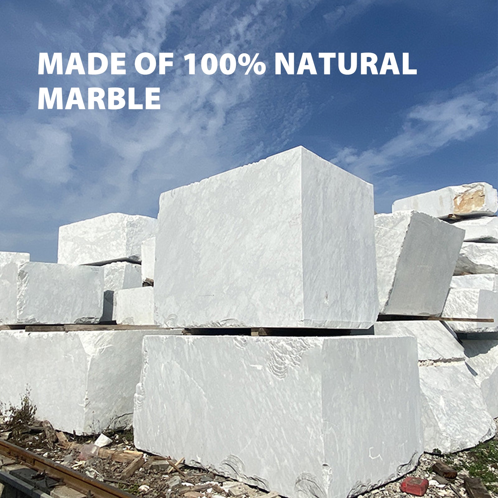 Incense Holder - Marble (Bianco Carrara)