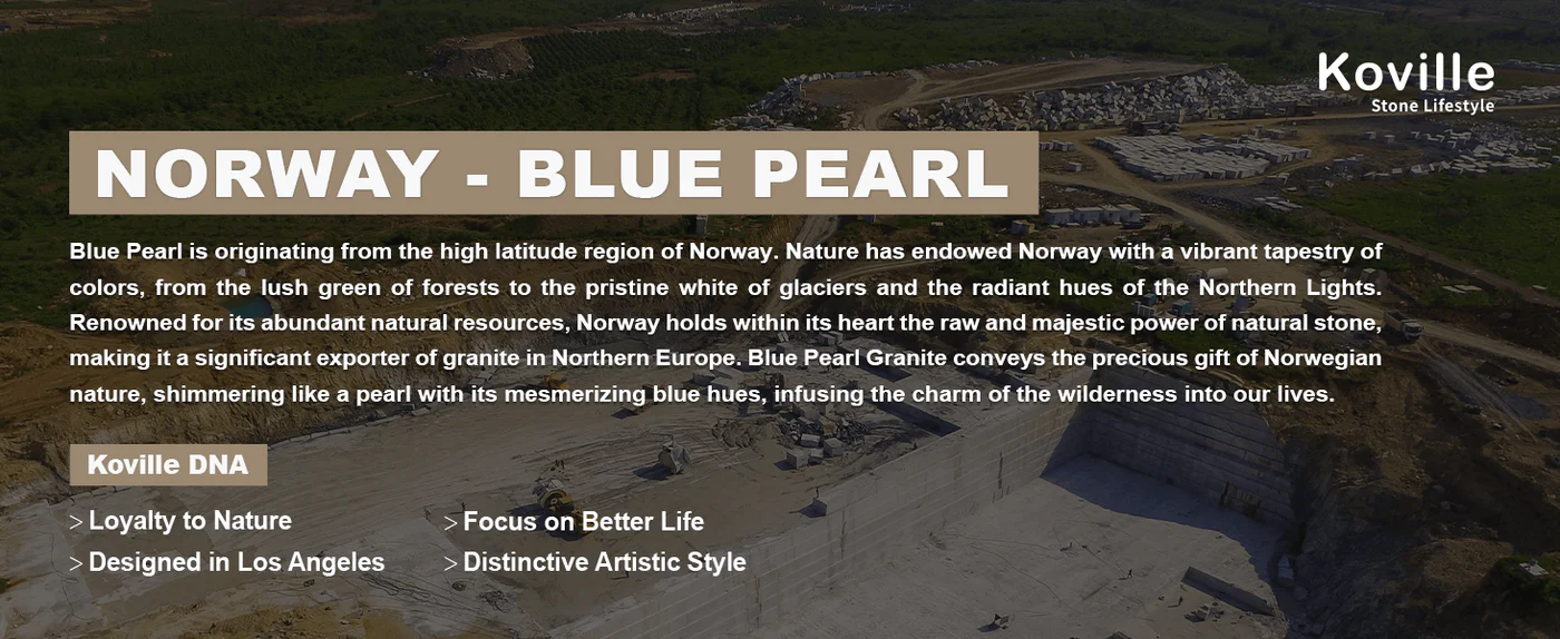 Paper Towel Holder - Granite (Blue Pearl)