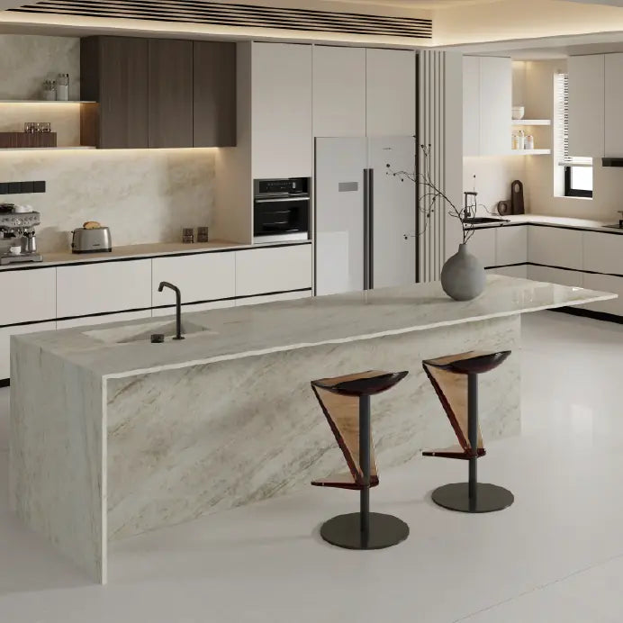 Natural stone kitchen material and product detail