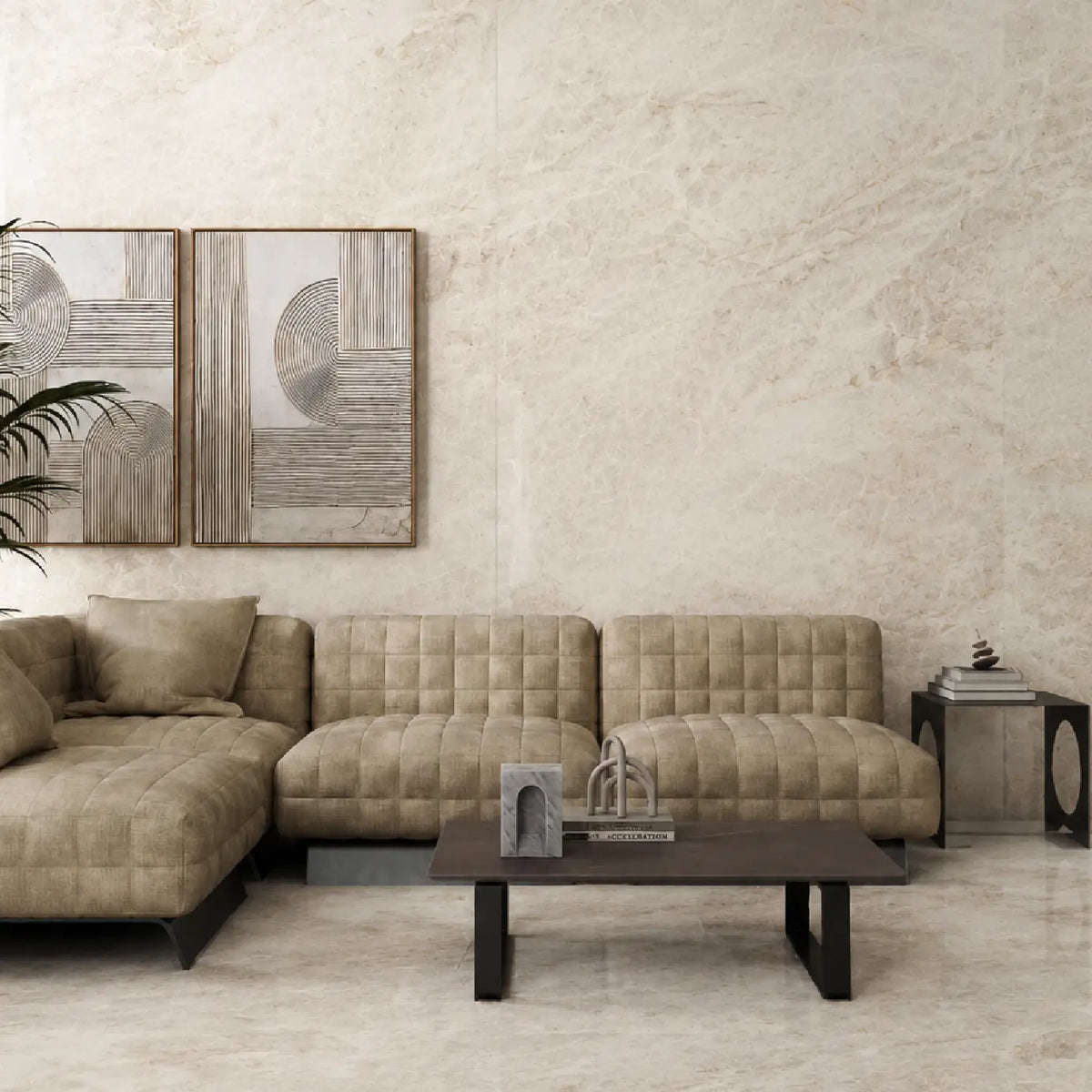 Natural stone living room material and product detail
