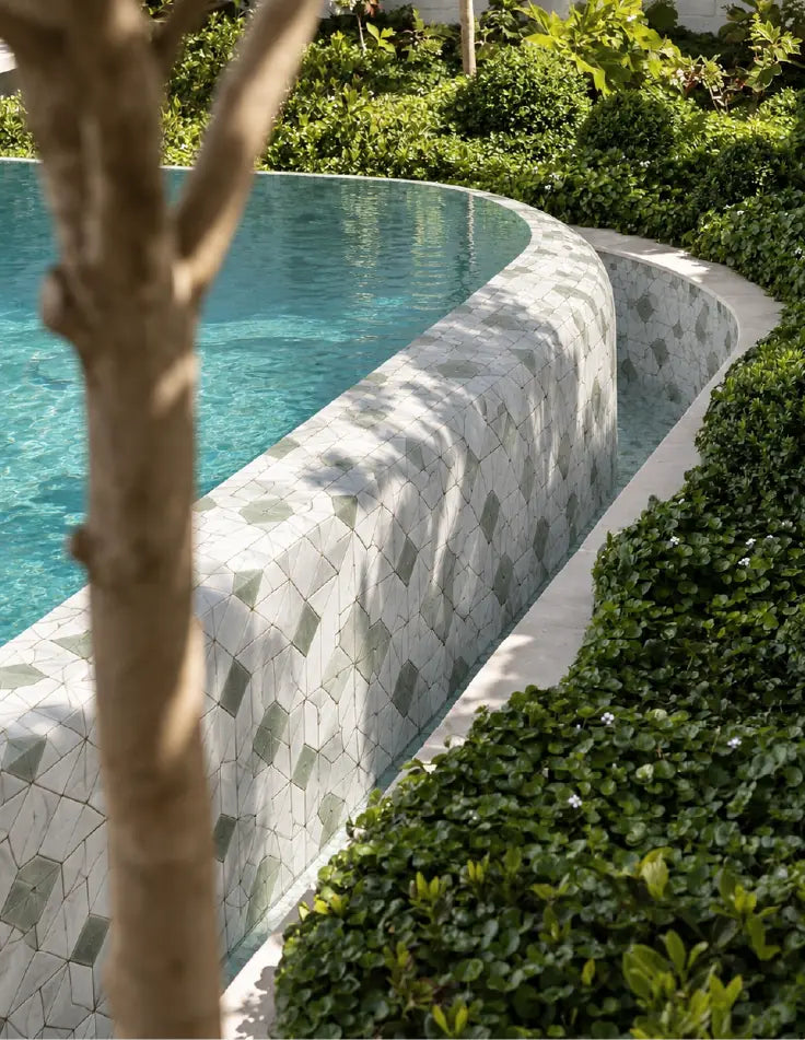 Natural stone outdoor living material and product detail