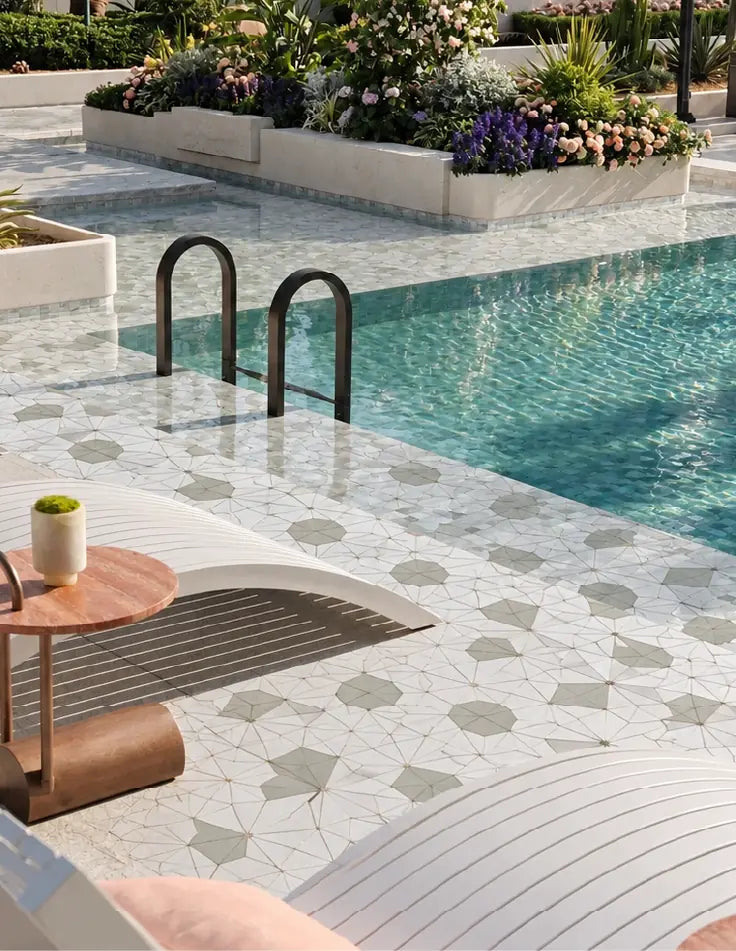 Natural stone outdoor living material and product detail
