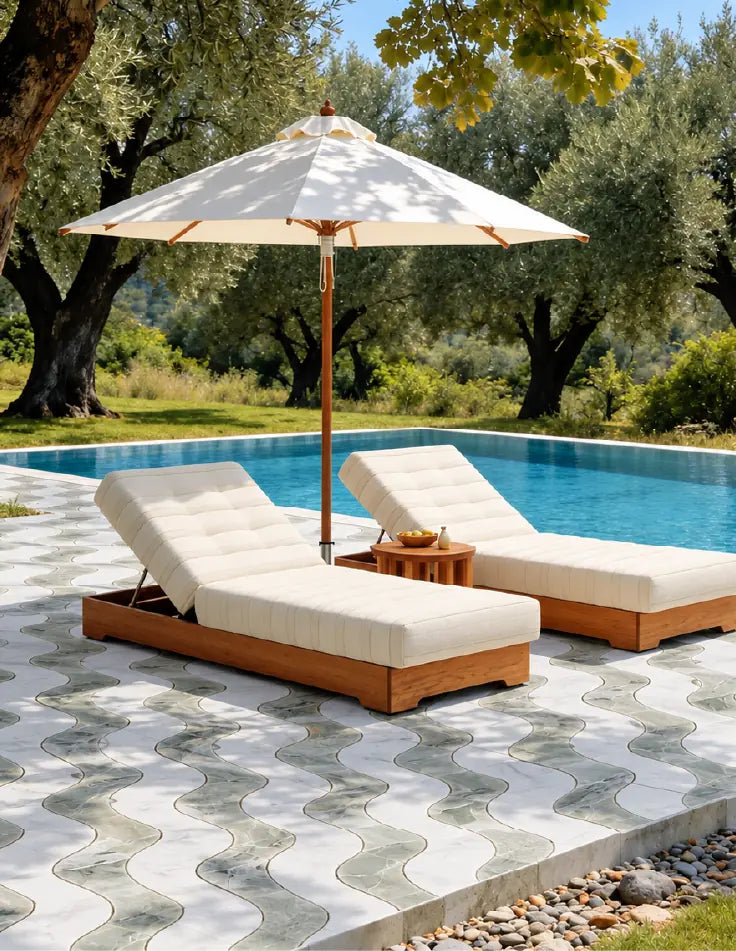 Natural stone outdoor living material and product detail